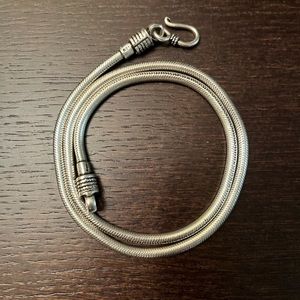 Sterling silver thick snake chain 20”